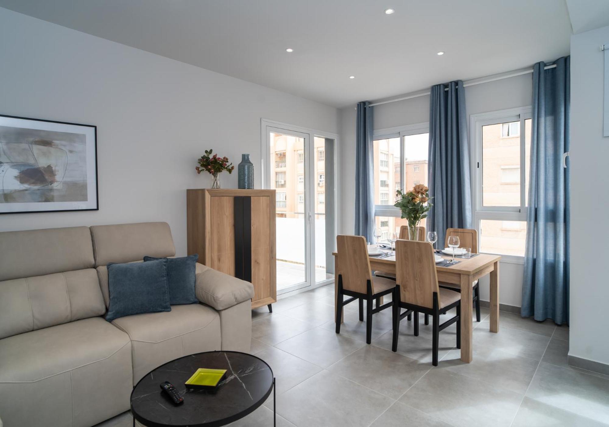 Aac Malaga - Apartamento Con Terraza, Muy Amplio, Totalmente Equipado, Cerca Del Centro Y Nuevo! ห้อง รูปภาพ
